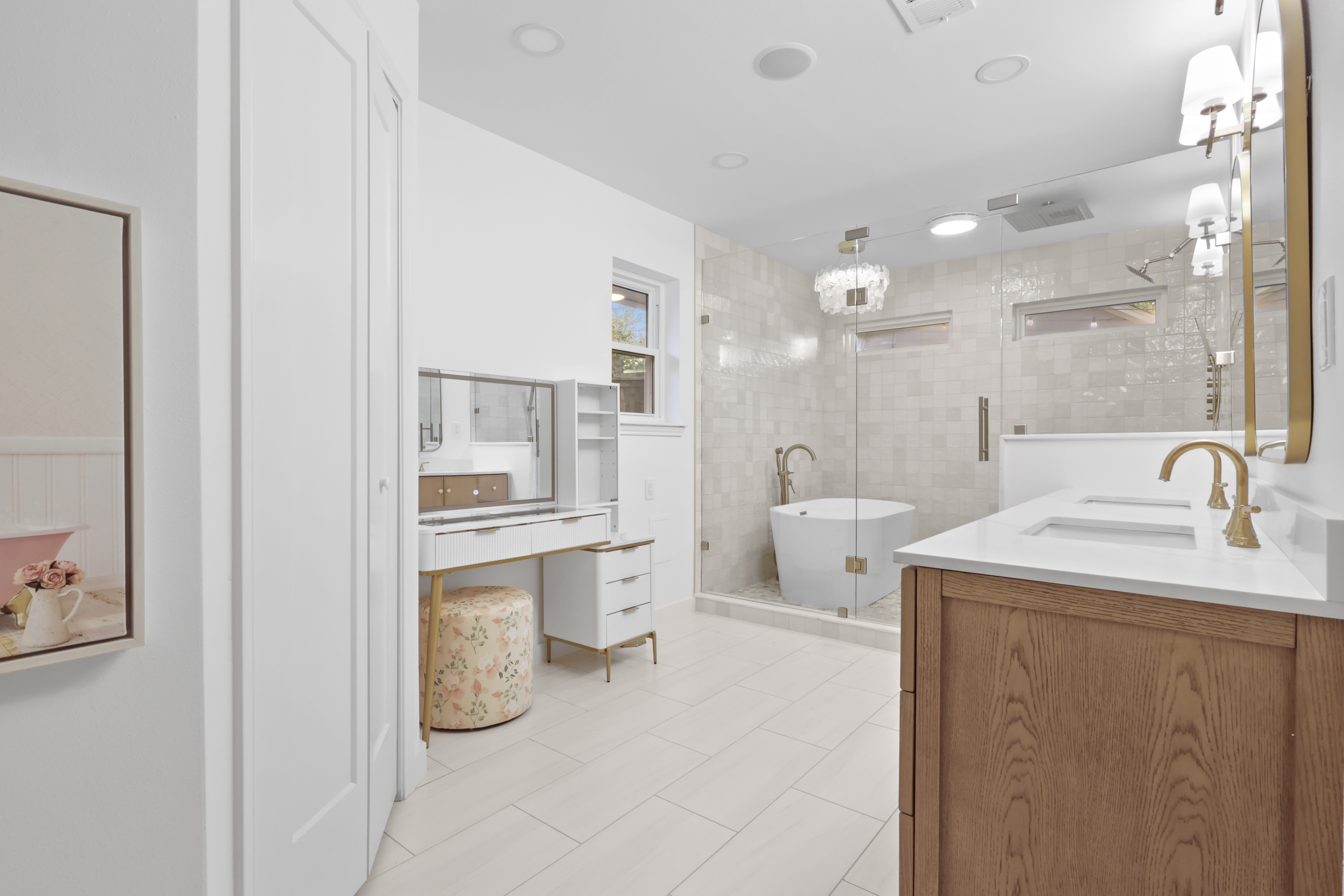Wet room master bathroom remodel in Richardson TX - gallery photo 2